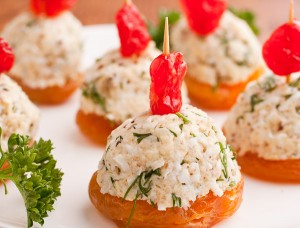 канапе с курагой